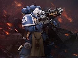 Warhammer 40K Ultramarines Sternguard Veteran with Bolt Rifle 1/18 Scale Action Figure