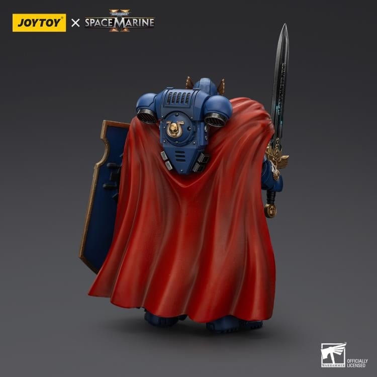 Warhammer 40,000: Space Marine 2 Ultramarines Victrix Honour Guard With Storm Shield And Power Sword 1/18 Scale Action Figure