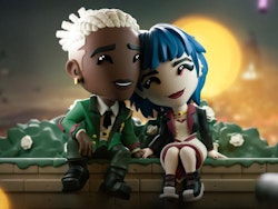 Arcane Ekko and Powder Vinyl Figure