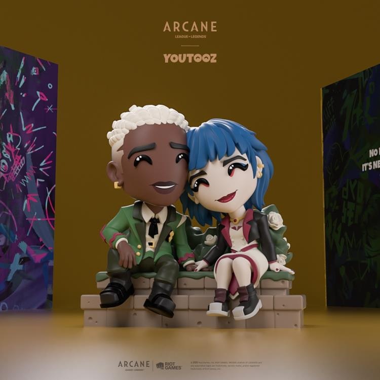 Arcane Ekko and Powder Vinyl Figure