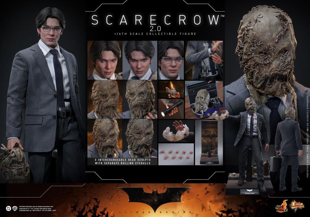 Batman Begins MMS Scarecrow (Ver. 2.0) 1/6th Scale Collectible Figure