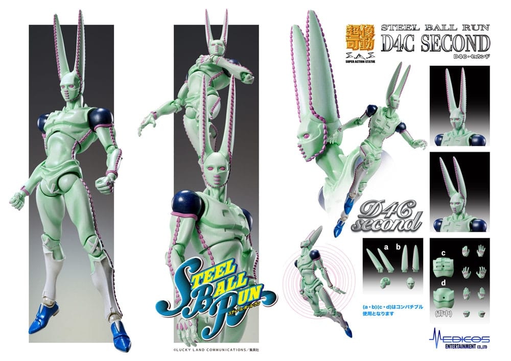 JoJo's Bizarre Adventure Super Action Statue D4C Second