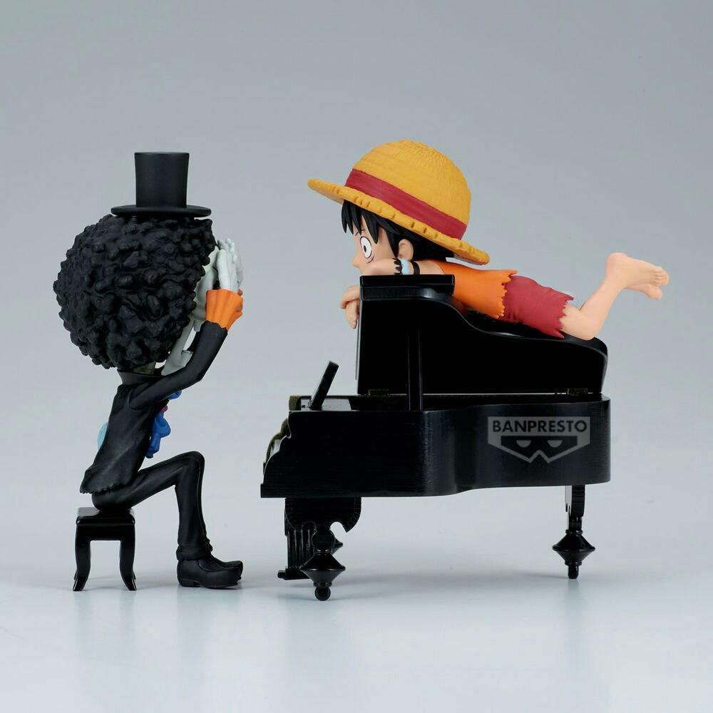 One Piece World Collectable Figure Log Stories Luffy & Brook