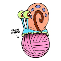SpongeBob SquarePants Pin Badge Gary Yarn Spinning