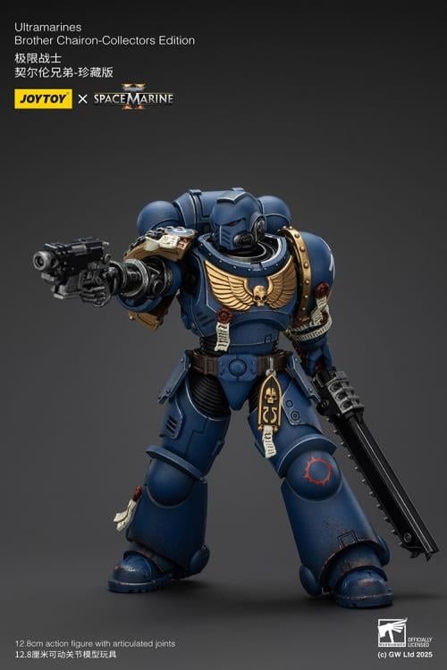 Warhammer 40,000: Space Marine 2 Ultramarines Brother Chairon (Collectors Edition) 1/18 Scale Action Figure