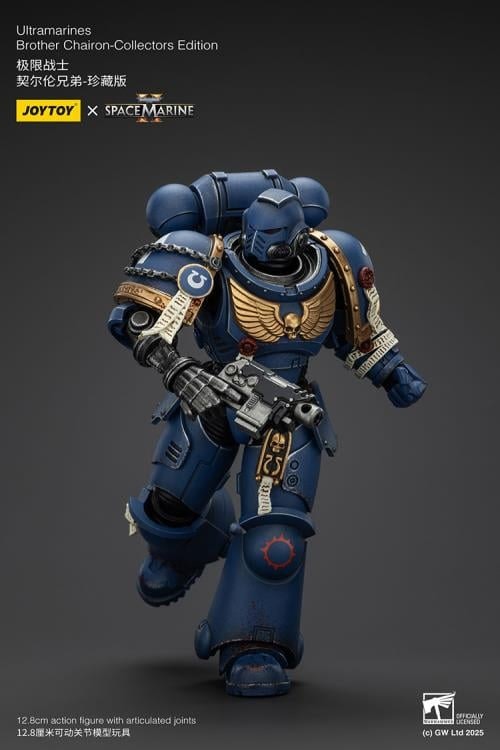 Warhammer 40,000: Space Marine 2 Ultramarines Brother Chairon (Collectors Edition) 1/18 Scale Action Figure