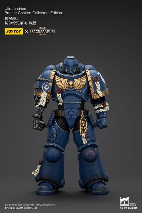 Warhammer 40,000: Space Marine 2 Ultramarines Brother Chairon (Collectors Edition) 1/18 Scale Action Figure