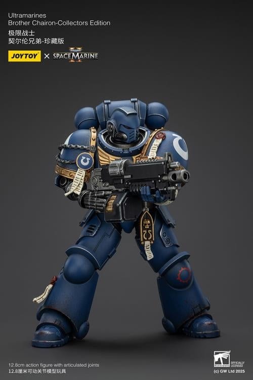 Warhammer 40,000: Space Marine 2 Ultramarines Brother Chairon (Collectors Edition) 1/18 Scale Action Figure