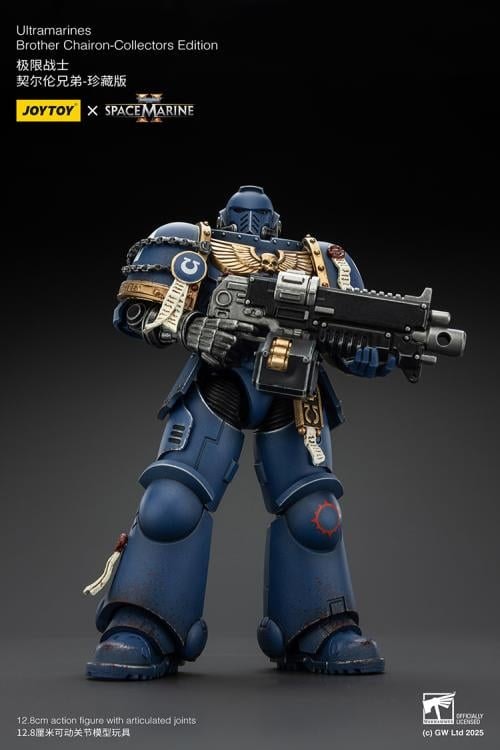 Warhammer 40,000: Space Marine 2 Ultramarines Brother Chairon (Collectors Edition) 1/18 Scale Action Figure