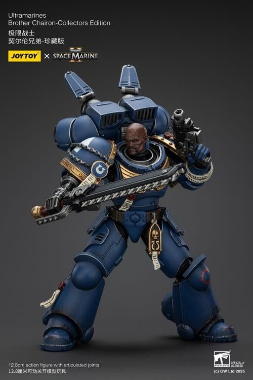 Warhammer 40,000: Space Marine 2 Ultramarines Brother Chairon (Collectors Edition) 1/18 Scale Action Figure