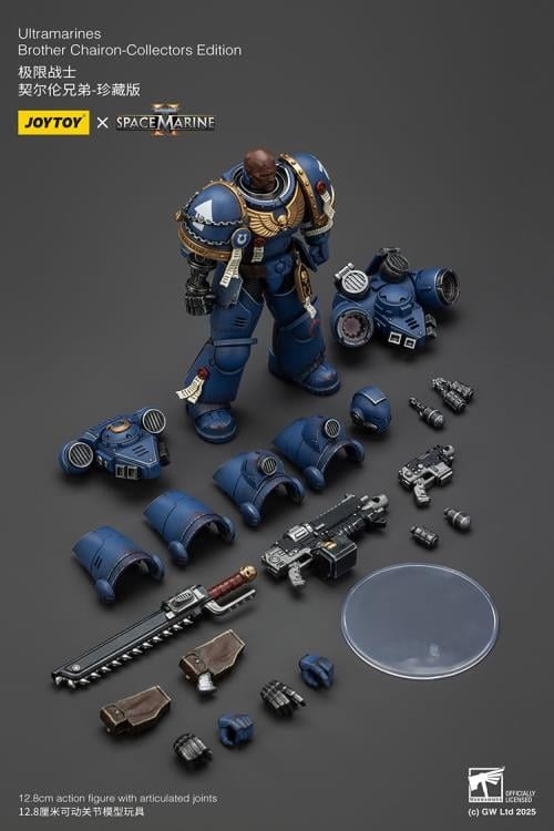 Warhammer 40,000: Space Marine 2 Ultramarines Brother Chairon (Collectors Edition) 1/18 Scale Action Figure