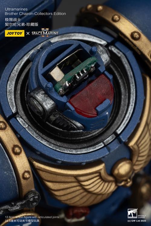 Warhammer 40,000: Space Marine 2 Ultramarines Brother Chairon (Collectors Edition) 1/18 Scale Action Figure
