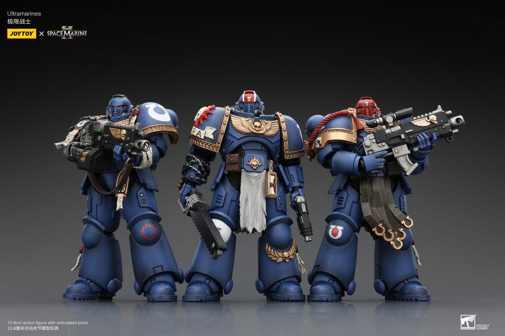 Warhammer 40,000: Space Marine 2 Ultramarines Sergeant Gadriel 1/18 Scale Action Figure