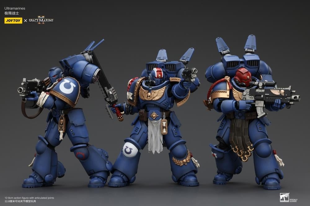 Warhammer 40,000: Space Marine 2 Ultramarines Sergeant Gadriel 1/18 Scale Action Figure