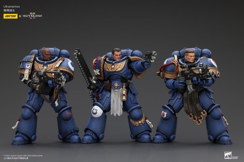 Warhammer 40,000: Space Marine 2 Ultramarines Sergeant Gadriel 1/18 Scale Action Figure