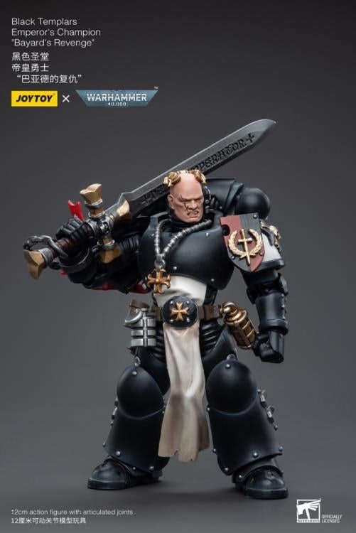 Warhammer 40K Black Templars Emperor's Champion Bayard's Revenge 1/18 Scale Action Figure