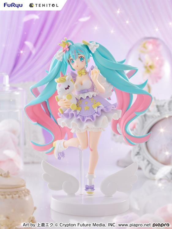 Vocaloid Tenitol Hatsune Miku (Yumekawa Princess Lavender Ver.) Figure