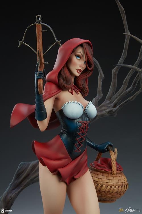 Fairytale Fantasies Collection Red Riding Hood Statue