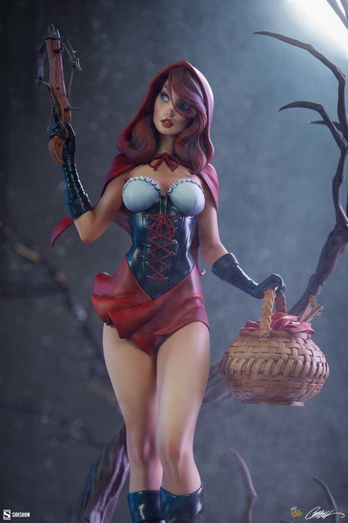 Fairytale Fantasies Collection Red Riding Hood Statue