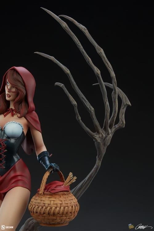 Fairytale Fantasies Collection Red Riding Hood Statue