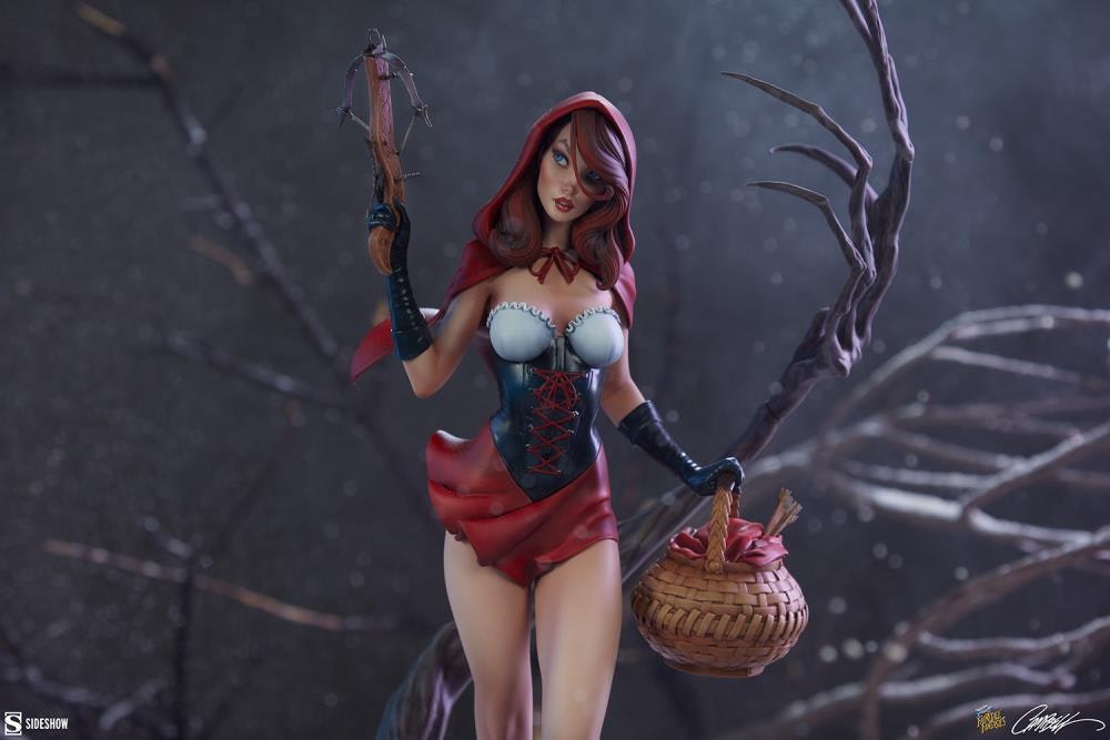 Fairytale Fantasies Collection Red Riding Hood Statue