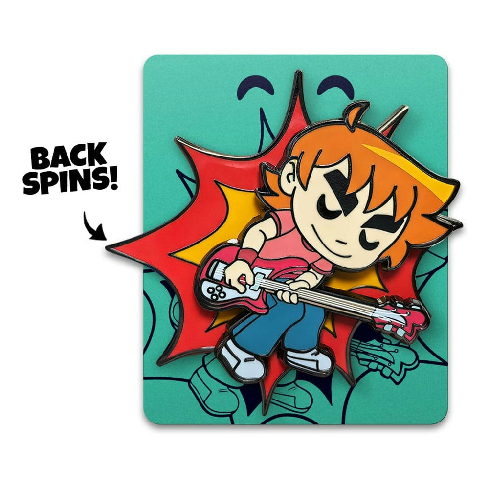 Scott Pilgrim Pin Badge Scott Playing Guitar