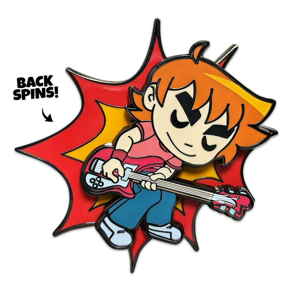 Scott Pilgrim Pin Badge Scott Playing Guitar