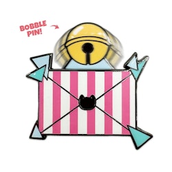 Bee and PuppyCat Bobble Pin Badge Letter