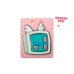 Bee and PuppyCat Shaker Pin Badge Temp Bot