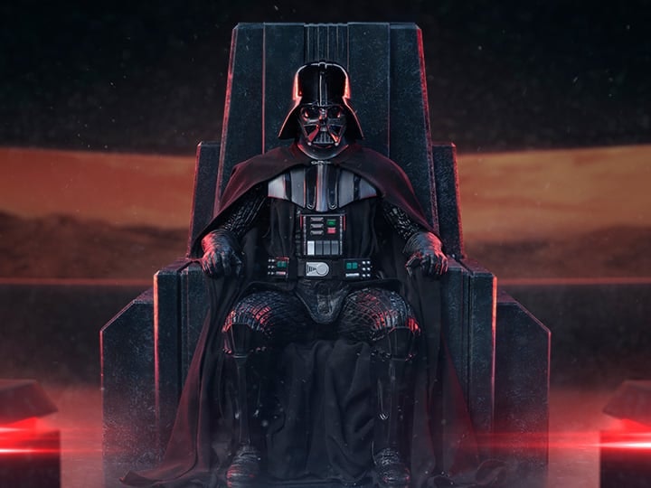 Star Wars: Obi-Wan Kenobi Darth Vader on Throne 1/10 Art Scale Statue
