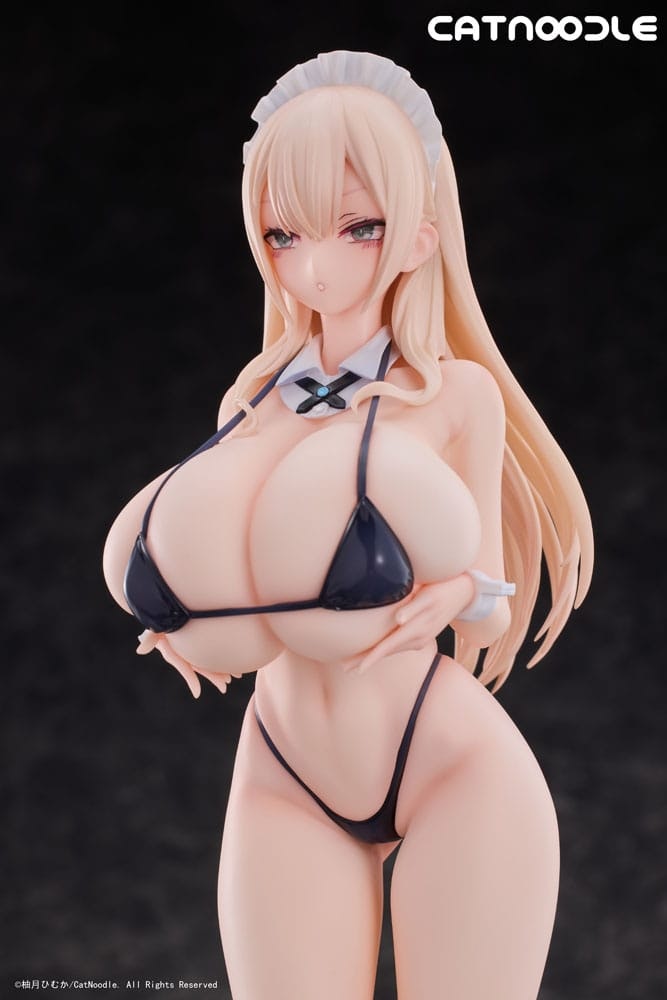 (18+) Himuka Yuzuki Illustration Dosukebe Bikini wo Kitekureru Juujun na Maid-san