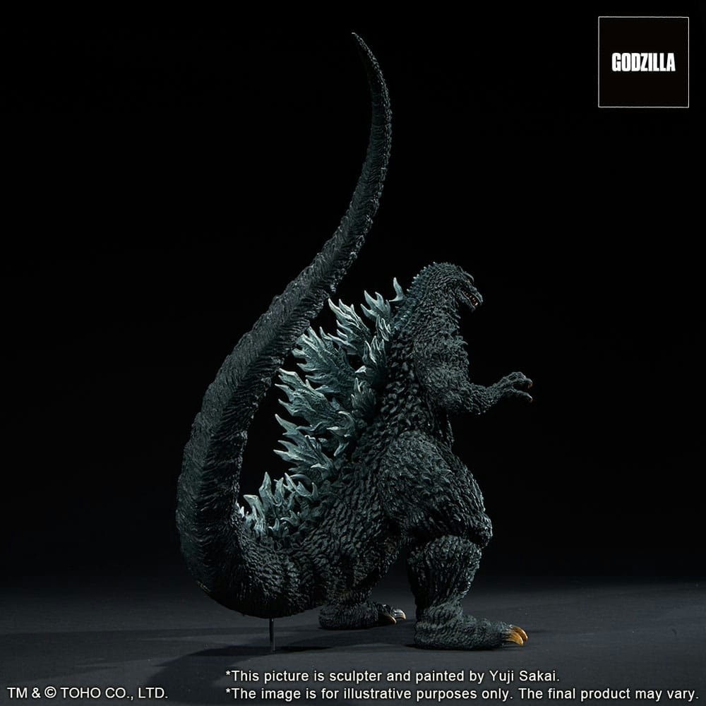 Godzilla vs Mechagodzilla (2002) Toho Yuji Sakai Modeling Collection Godzilla (Battle in the Storm)