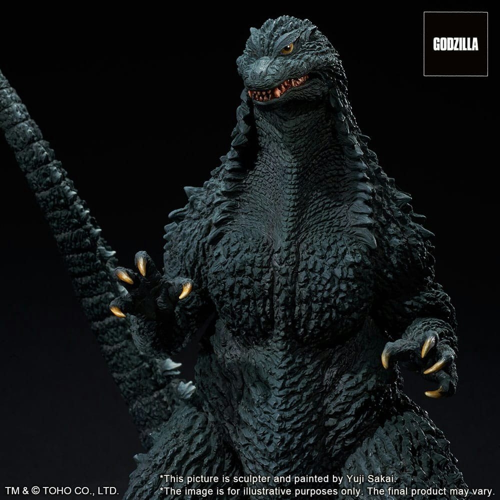 Godzilla vs Mechagodzilla (2002) Toho Yuji Sakai Modeling Collection Godzilla (Battle in the Storm)