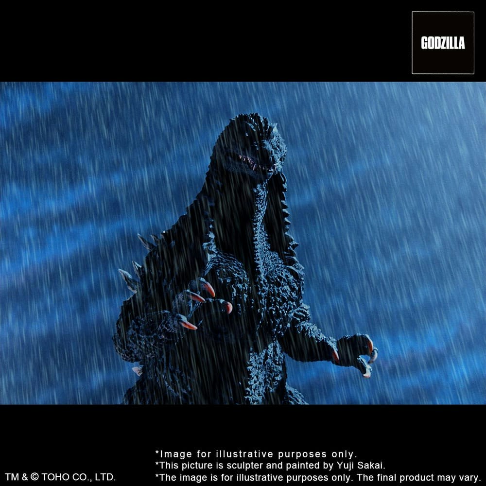 Godzilla vs Mechagodzilla (2002) Toho Yuji Sakai Modeling Collection Godzilla (Battle in the Storm)
