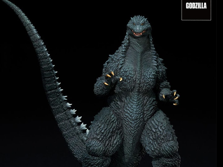 Godzilla vs Mechagodzilla (2002) Toho Yuji Sakai Modeling Collection Godzilla (Battle in the Storm)