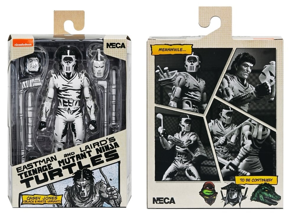 Teenage Mutant Ninja Turtles Casey Jones (Mirage Comics Black & White Variant) Action Figure