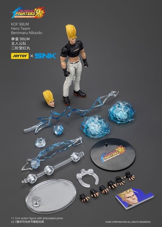 The King of Fighters '98: Ultimate Match Hero Team Benimaru Nikaido 1/18 Scale Action Figure