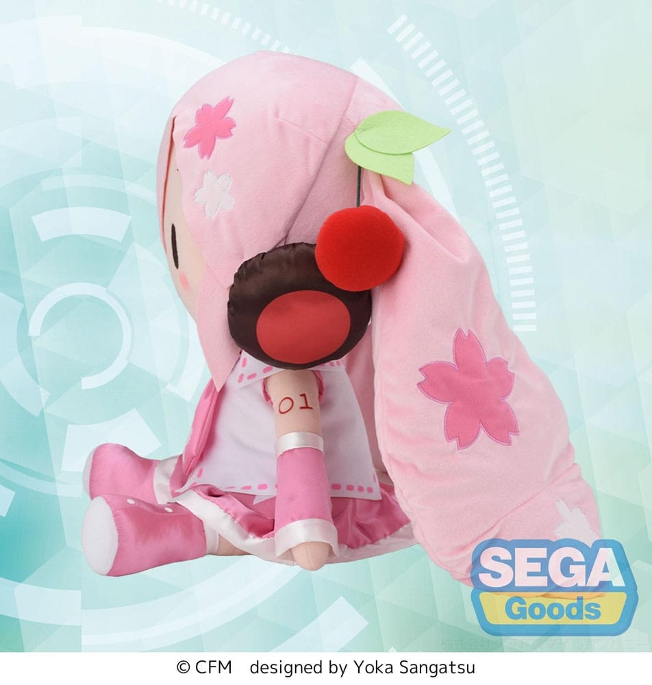 Character Vocal Series 01: Hatsune Miku Fuwa Petit Plush Figure Sakura Miku Dodeka Jumbo