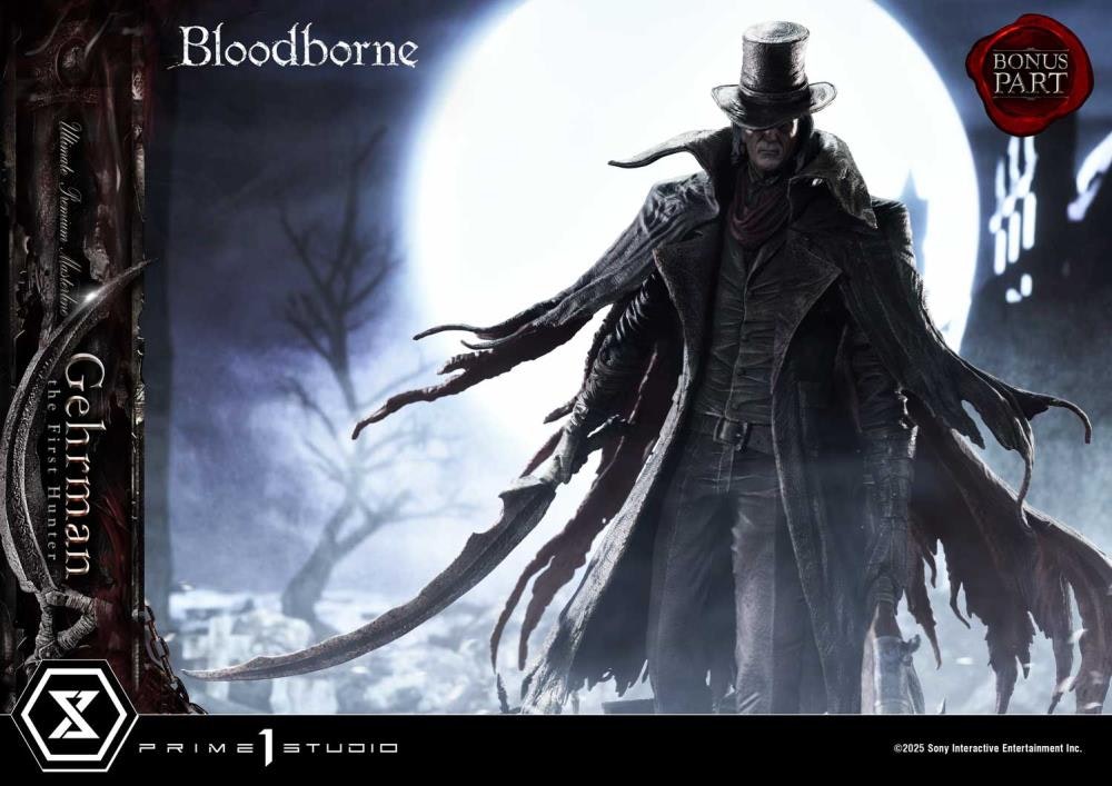 Bloodborne Ultimate Premium Masterline Gehrman, The First Hunter (Bonus Ver.) 1/4 Scale Limited Edition Statue
