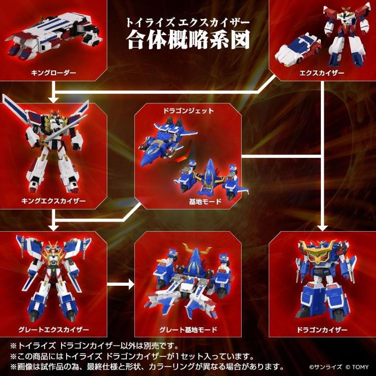 Brave Exkaiser T-Spark Toyrise Dragon Kizer Action Figure