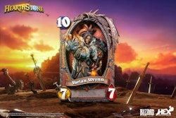 Hearthstone Varian Wrynn Card Art Limited Edition Statue