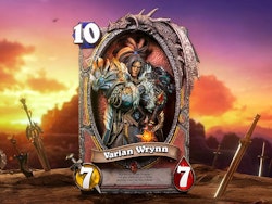 Hearthstone Varian Wrynn Card Art Limited Edition Statue
