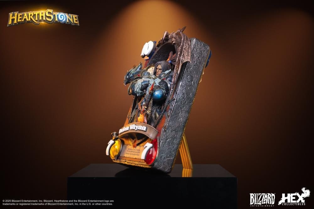 Hearthstone Varian Wrynn Card Art Limited Edition Statue