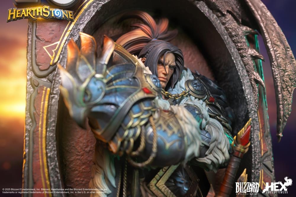 Hearthstone Varian Wrynn Card Art Limited Edition Statue