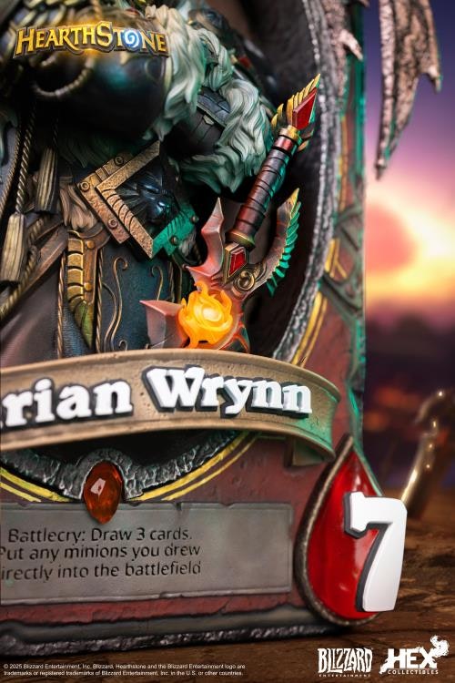 Hearthstone Varian Wrynn Card Art Limited Edition Statue