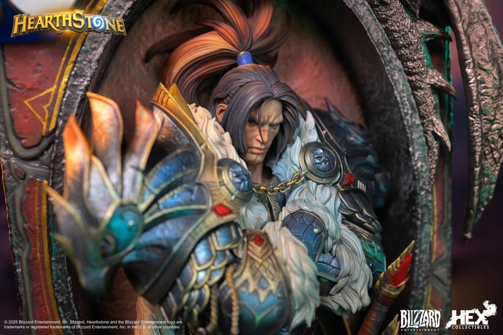 Hearthstone Varian Wrynn Card Art Limited Edition Statue