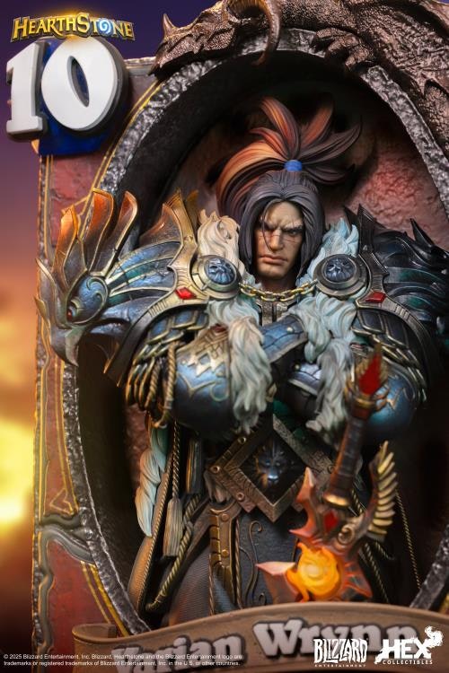 Hearthstone Varian Wrynn Card Art Limited Edition Statue