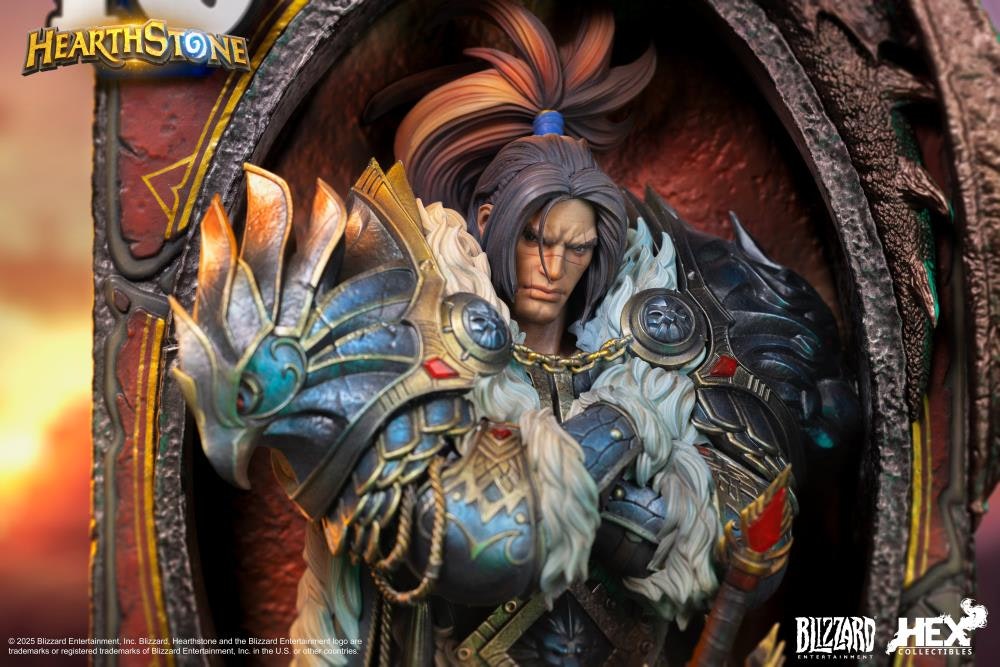 Hearthstone Varian Wrynn Card Art Limited Edition Statue