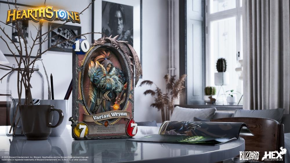 Hearthstone Varian Wrynn Card Art Limited Edition Statue