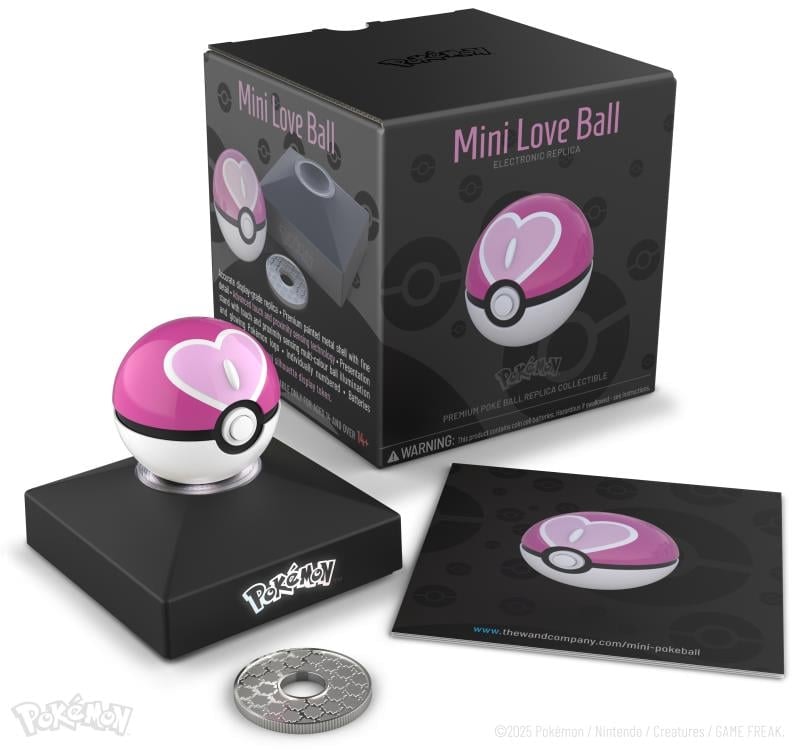 Pokemon Electronic Mini Love Ball Replica